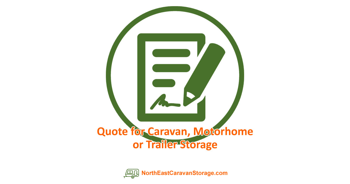 Quote for Caravan, Motorhome or Trailer Storage